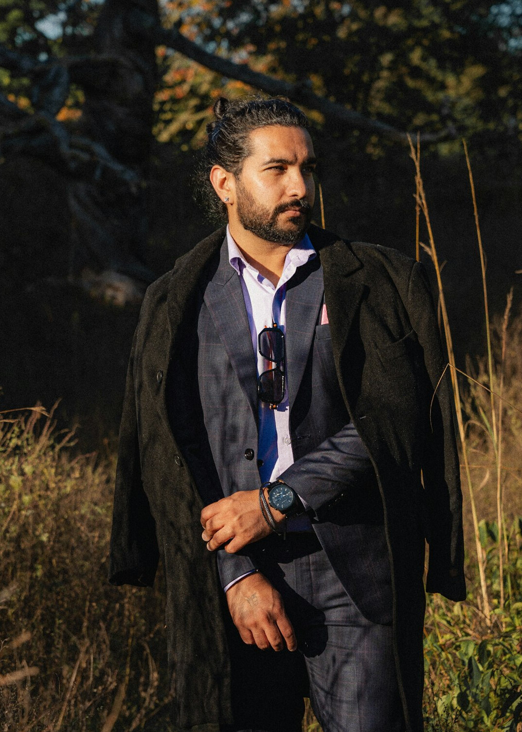 Turkish man in his 50s in business attire, professional portrait